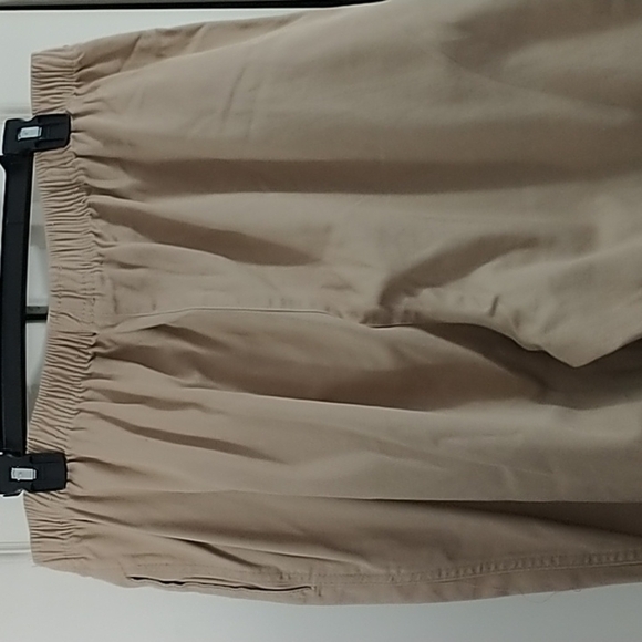 Woman Within Elastic Waist Pull On Khaki Pants 22W Petite - Picture 4 of 9